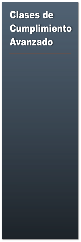 Clases de Cumplimiento Avanzado