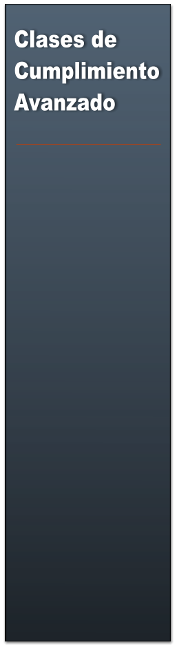 Clases de Cumplimiento Avanzado